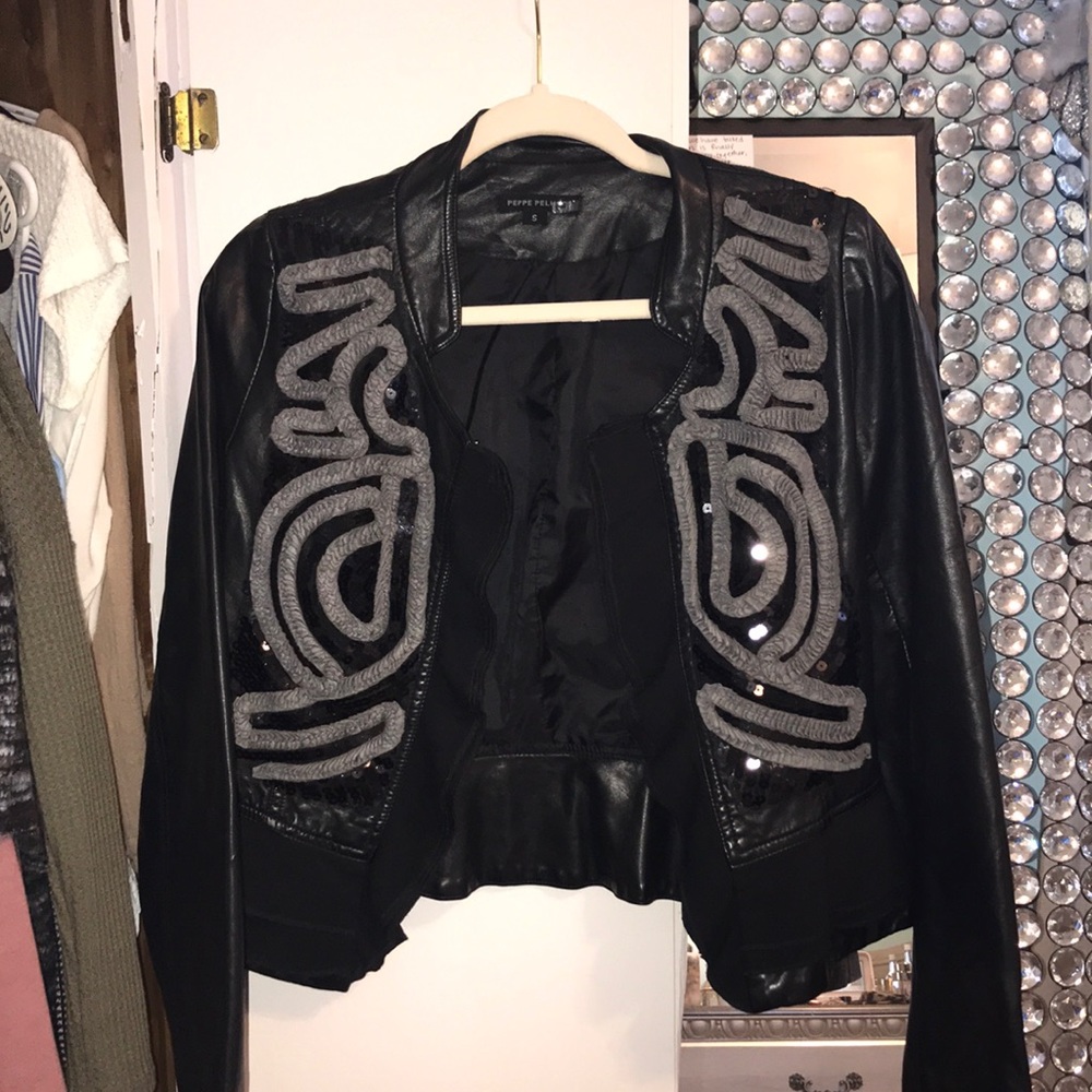 Faux Leather Jacket